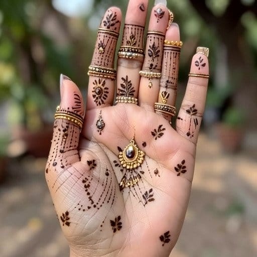 Fading Mehndi Design
