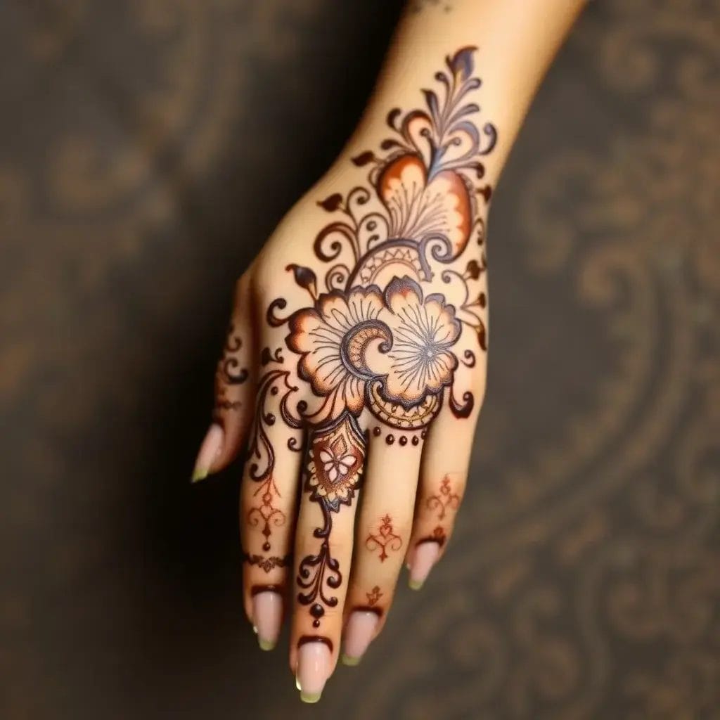 mehndi design simple